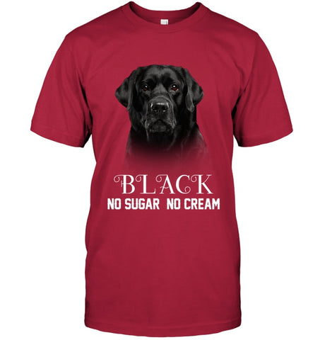 Black Labrador No Sugar No Cream Mug - Guys Tee - Mug