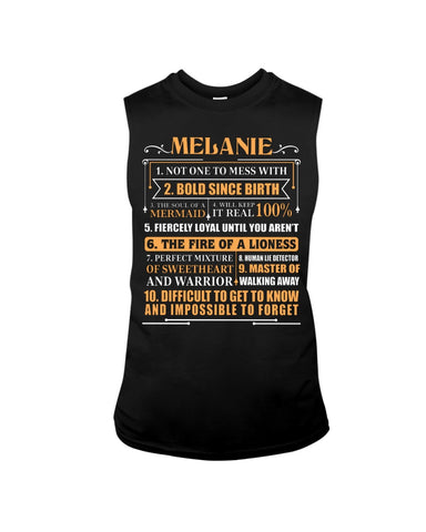 Melanie Characteristic Limited Classic T-Shirt - Guys Tee - Unisex Long Sleeve