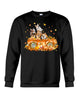 Image of Dogs Reunion On Pumpkin Car T-Shirt - Sweatshirt - Unisex Tank Top