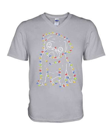 Coliful Dog Led Light Limited Classic T-Shirt - Hoodie - Guys V-Neck