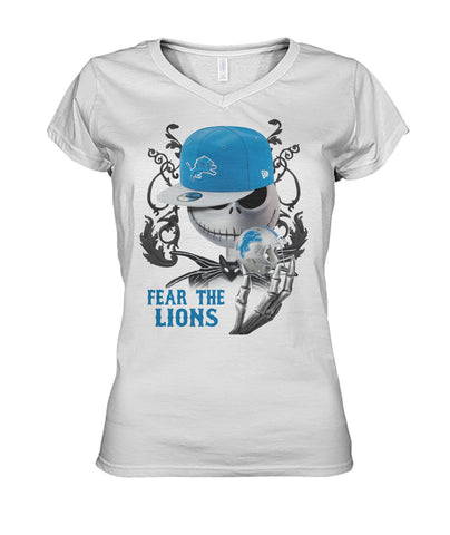 Fear The Lions Limited Classic T-Shirt - Ladies Tee - Ladies V-Neck