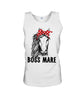 Image of Boss Mare Horse Limited Classic T- Shirt - Unisex Tank Top - Ladies Flowy Tank