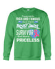 Image of I'm A Breast Cancer Survivor And That's Priceless Limited Classic T- Shirt - Sweatshirt - Unisex Tank Top