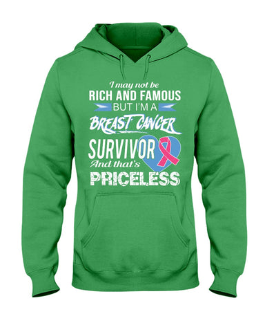 I'm A Breast Cancer Survivor And That's Priceless Limited Classic T- Shirt - Hoodie - Guys V-Neck