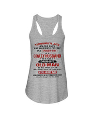 A Wife Of A Grumpy Husband Limited Classic T-Shirt - Ladies Flowy Tank - Ladies Tee