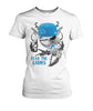 Image of Fear The Lions Limited Classic T-Shirt - Ladies Tee - Ladies V-Neck