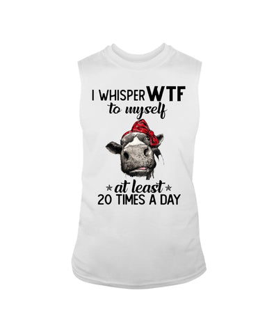 Whisper Wtf Cow Limited Classic T-Shirt - Guys Tee - Unisex Long Sleeve