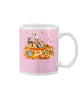 Image of Dogs Reunion On Pumpkin Car T-Shirt - Mug