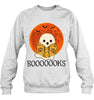 Image of Boo Loves Booooooks T-Shirt - Sweatshirt - Ladies V-Neck