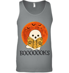 Boo Loves Booooooks T-Shirt - Unisex Tank Top - Guys V-Neck