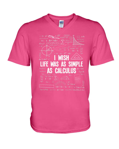 I Wish Life Was As Simple As Calculus Limited Classic T-Shirt - Guys V-Neck - Basketweave Tote Bag