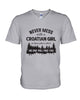 Image of Never Mess With A Croatian Girl Limted Classic T-Shirt - Ladies Tee - Guys V-Neck