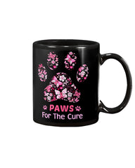 Paws For The Cure - Black Mug