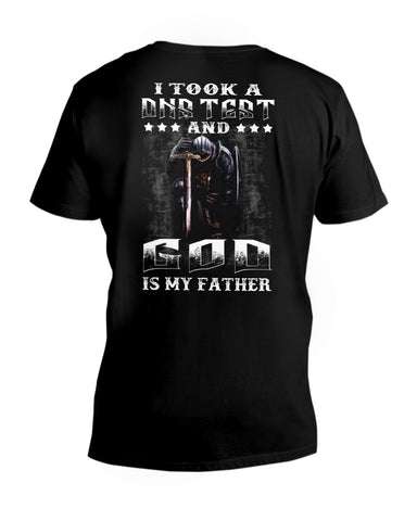 I Took A Dna Test And God Is My Father Tote Bag - Ladies Tee - Guys V-Neck