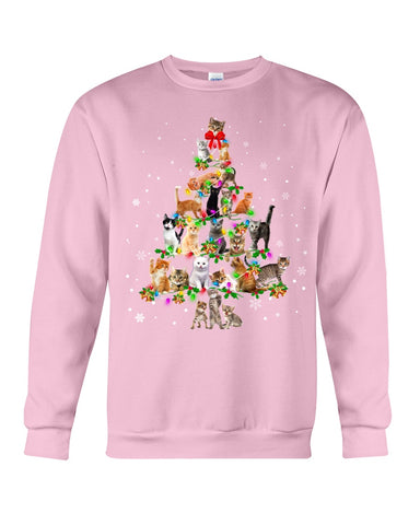 Unique Cat Christmas Tree Limited Classic T-Shirt - Unisex Long Sleeve - Sweatshirt