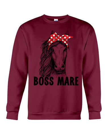 Boss Mare Horse Limited Classic T- Shirt - Guys Tee - Sweatshirt