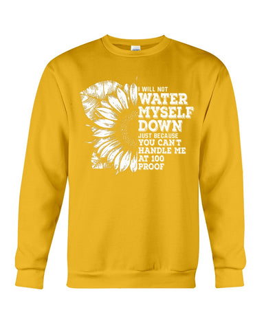 Water Myself Down Sunflower Limited Classic T-Shirt - Guys Tee - Sweatshirt