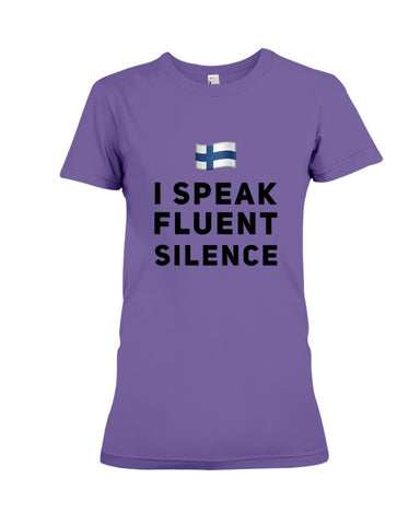 I Speake Fluence Silence Limited Classic T-Shirt - Ladies Flowy Tank - Ladies Tee